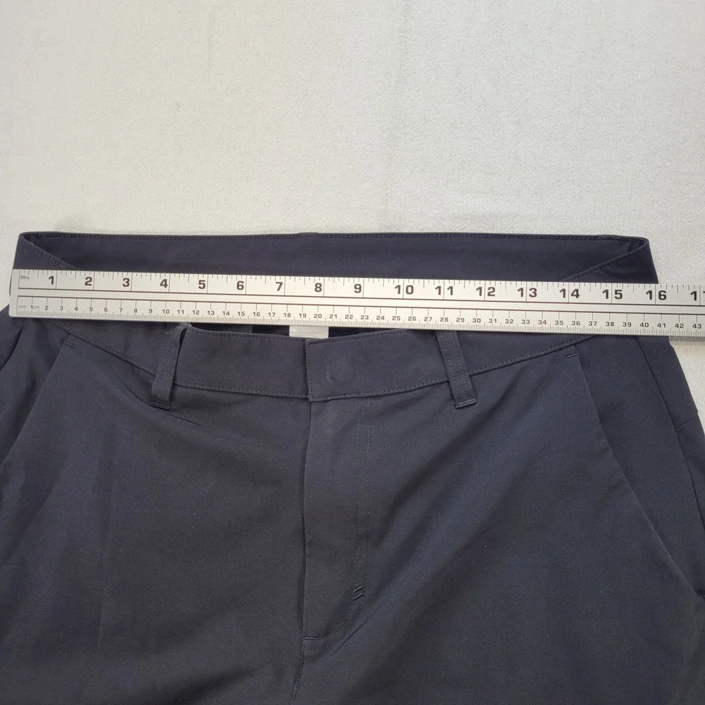 Fabletics Only Pant Mens 33x30 Black Athletic Tech Trousers PT2355650